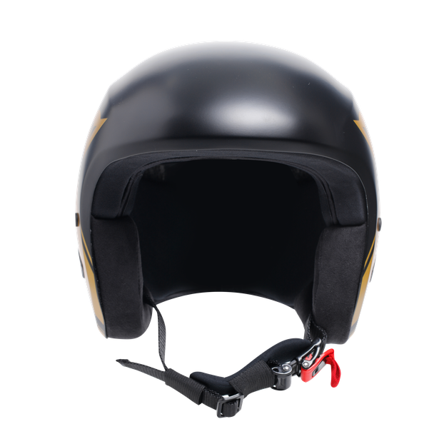 r001-replica-sofia-goggia-ski-helmet-black-gold image number 2