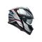 K7 AGV E2206 MPLK - JAEGER BLACK/SILVER