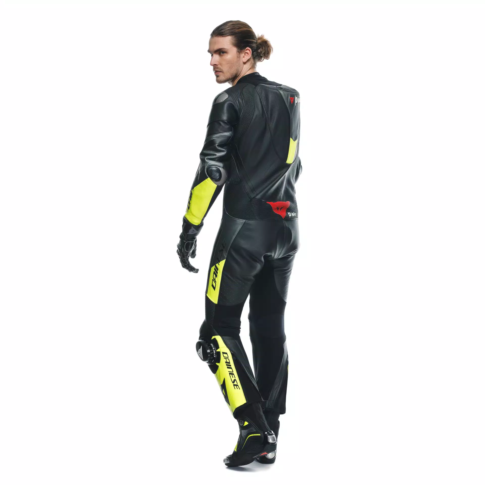 MISANO 3 D-AIR&reg; - MEN'S 1-PIECE MOTORCYCLE PERFORATED LEATHER SUIT WITH AIRBAG