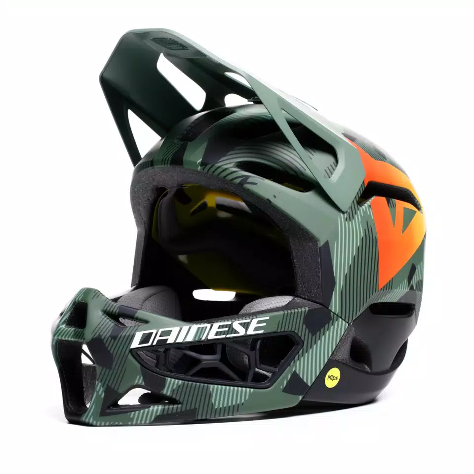 LINEA 01 MIPS EVO - FULL FACE BIKE HELMET - MONO MATT FOREST/CAMO - 1