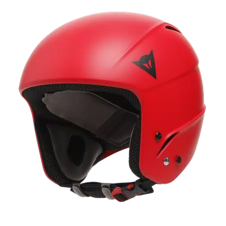 KID'S SCARABEO R001 ABS SKI HELMET - FIRE-RED - 1