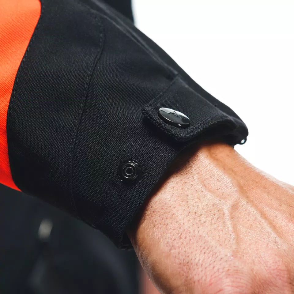 ENERGYCA AIR TEX - MEN'S SUMMER MOTORCYCLE JACKET IN FABRIC - BLACK/FLUO-RED - 11