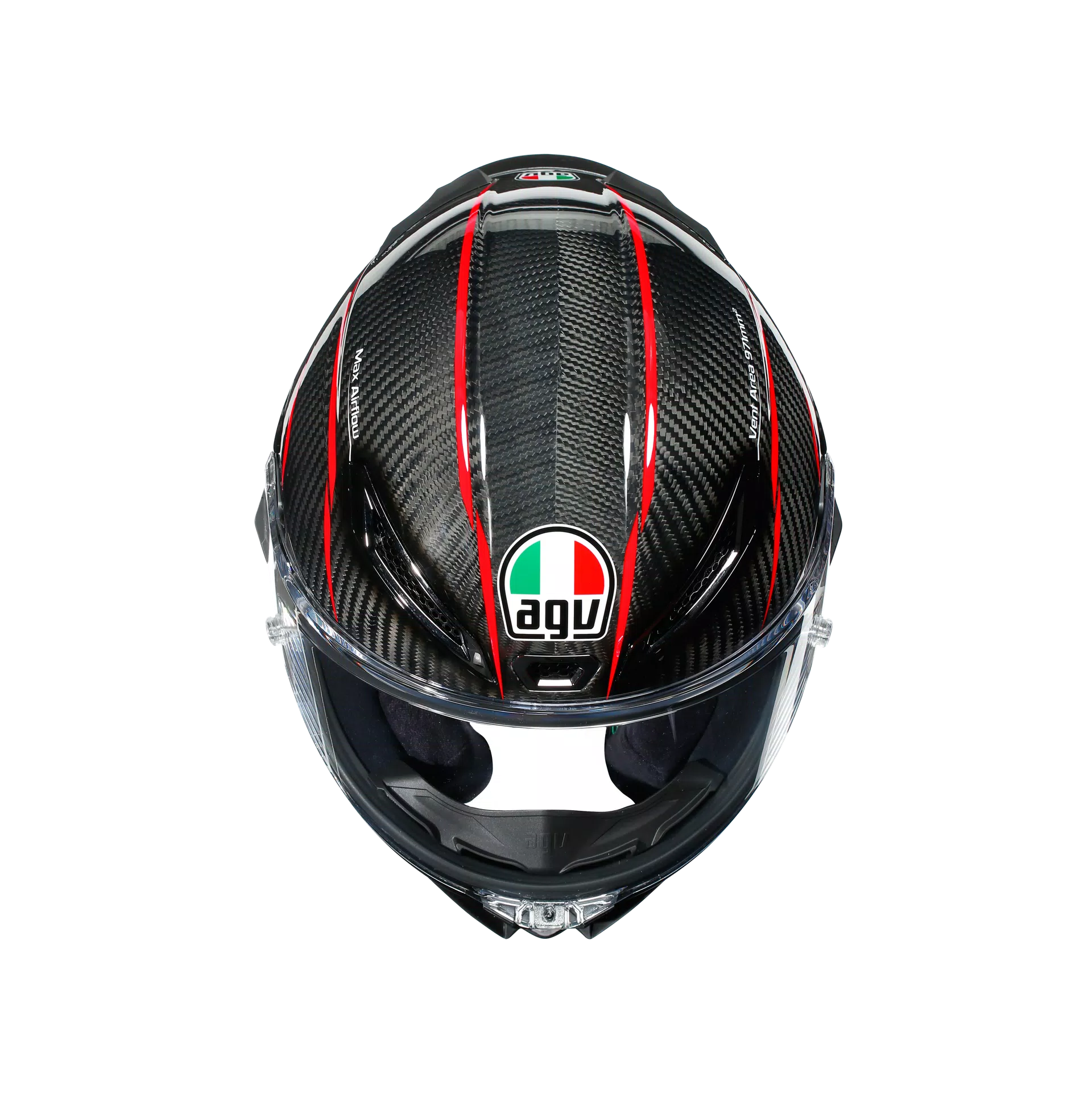 PISTA GP RR PERFORMANCE CARBON/RED - MOTORBIKE FULL FACE HELMET E2206 DOT