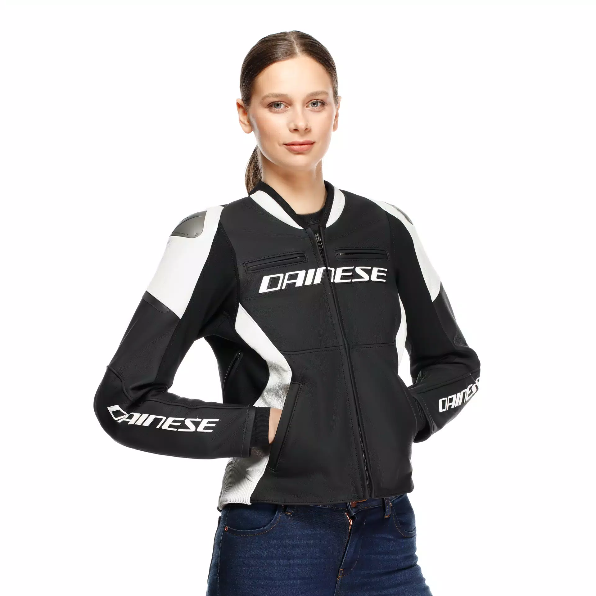 RACING 5 - GIACCA MOTO IN PELLE DONNA
