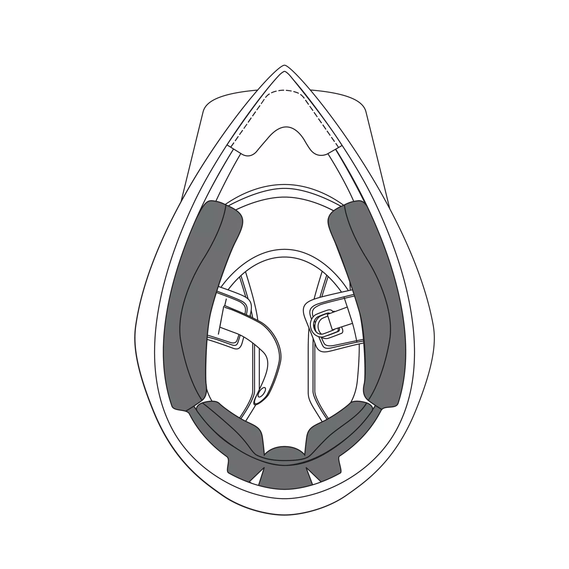 AGV CHEEK PADS AX9 - NEUTRAL