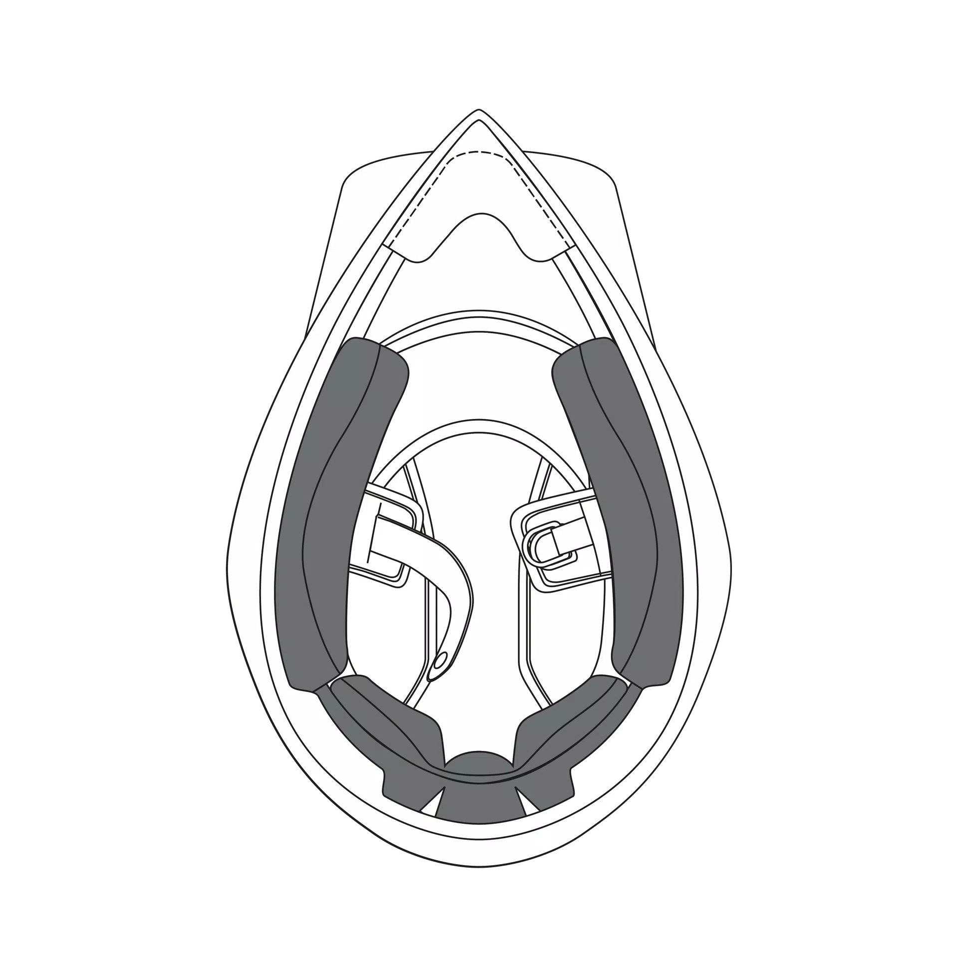 AGV CHEEK PADS AX9 - NEUTRAL