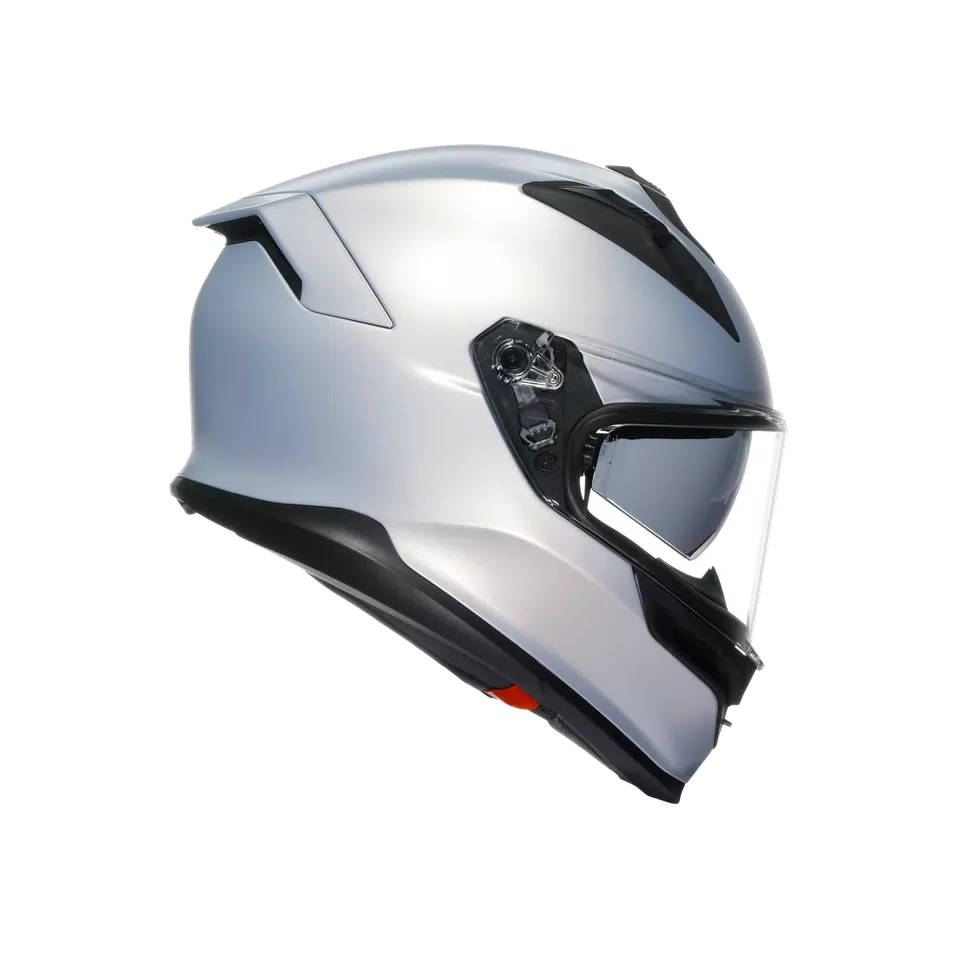 K7 MPLK MONO MATT PRISMA SILVER - MOTORBIKE FULL FACE HELMET DOT (E2206) -  - 3