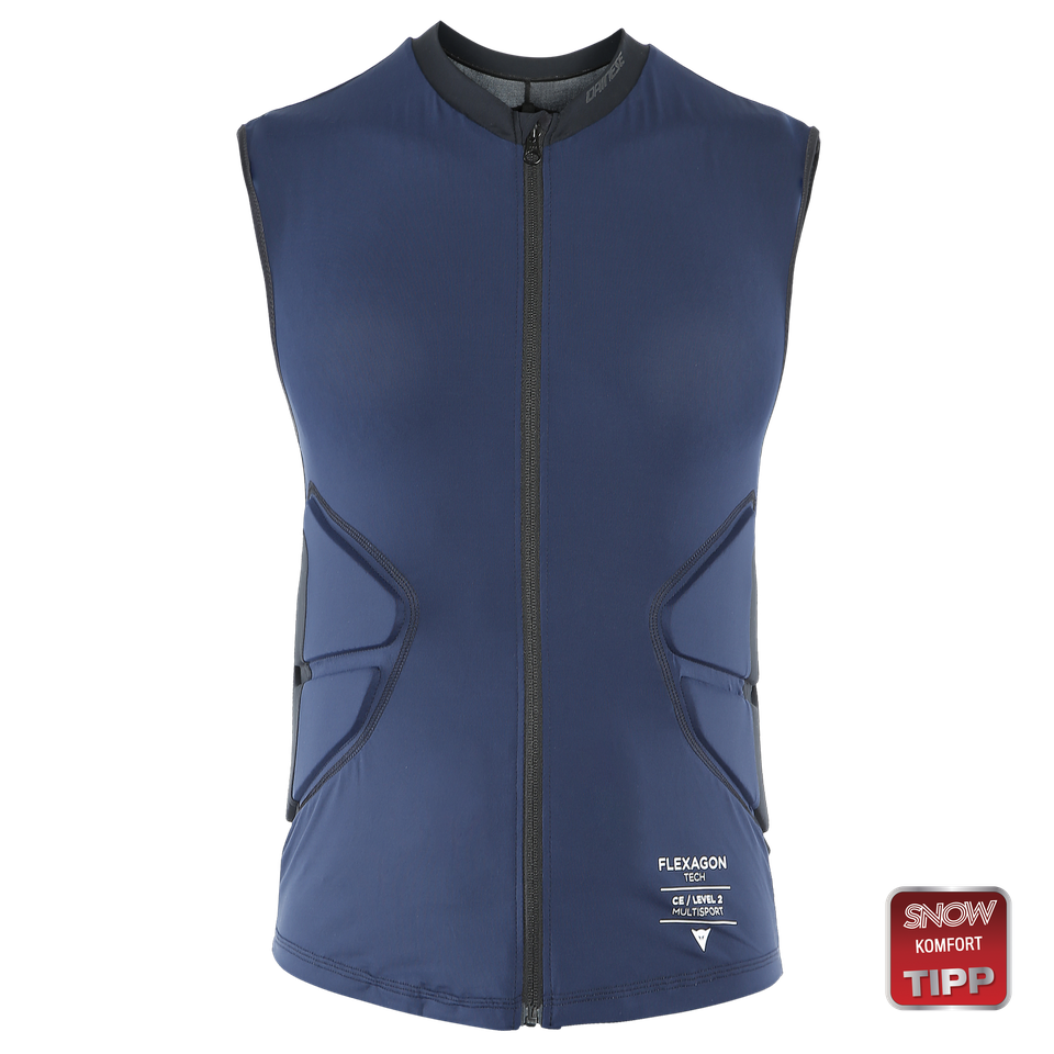 HIGH TECH MATERIAL OVERLAP VEST / BLACKオンライン
