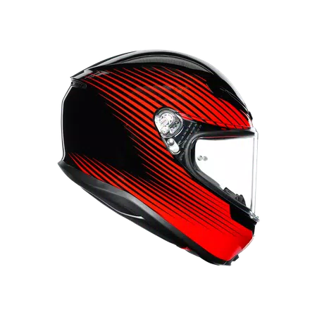 K6 AGV DOT(ECE) MULTI MPLK - RUSH BLACK/RED -  - 5