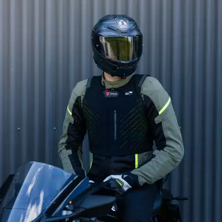 SMART AIR - MOTORCYCLE AIRBAG VEST - BLACK - 3