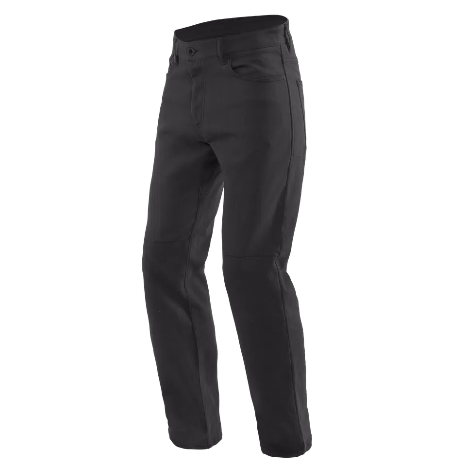CASUAL REGULAR - MEN'S MOTORCYCLE PANTS IN FABRIC - BLACK - 1
