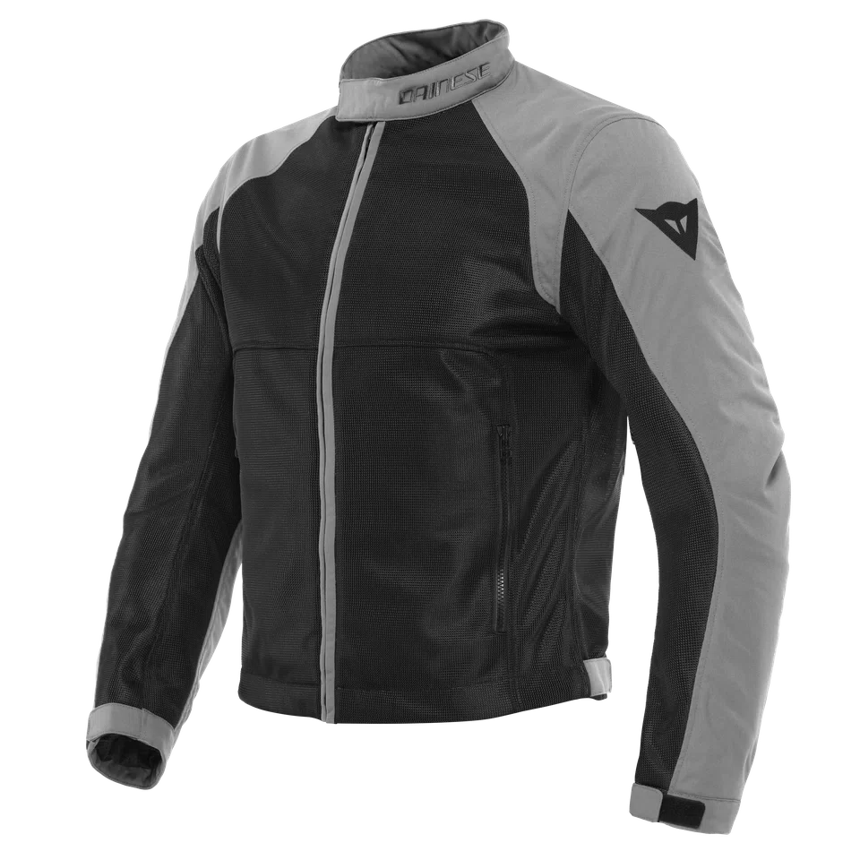 SEVILLA AIR TEX MEN S SUMMER MOTORCYCLE JACKET IN FABRIC BLACK CHARCOAL GRAY Dainese