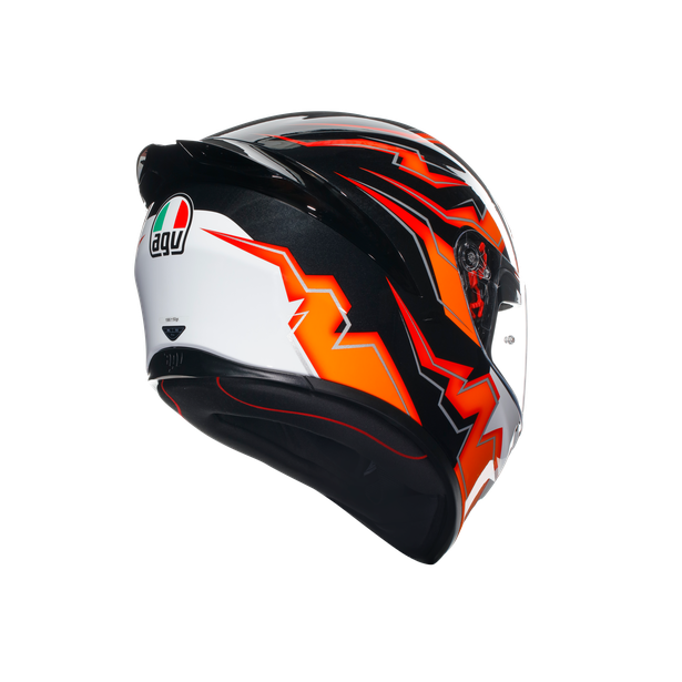 k1-s-kripton-black-orange-motorbike-full-face-helmet-e2206 image number 5