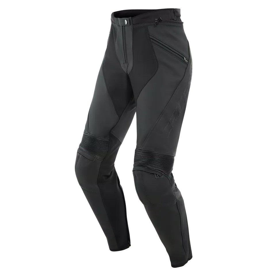 未使用 DAINESE PONY3 LADY LEATHER PANTS 40 PONY 3 - WOMEN'S MOTORCYCLE LEATHER PANTS | BLACK-MATT | Dainese
