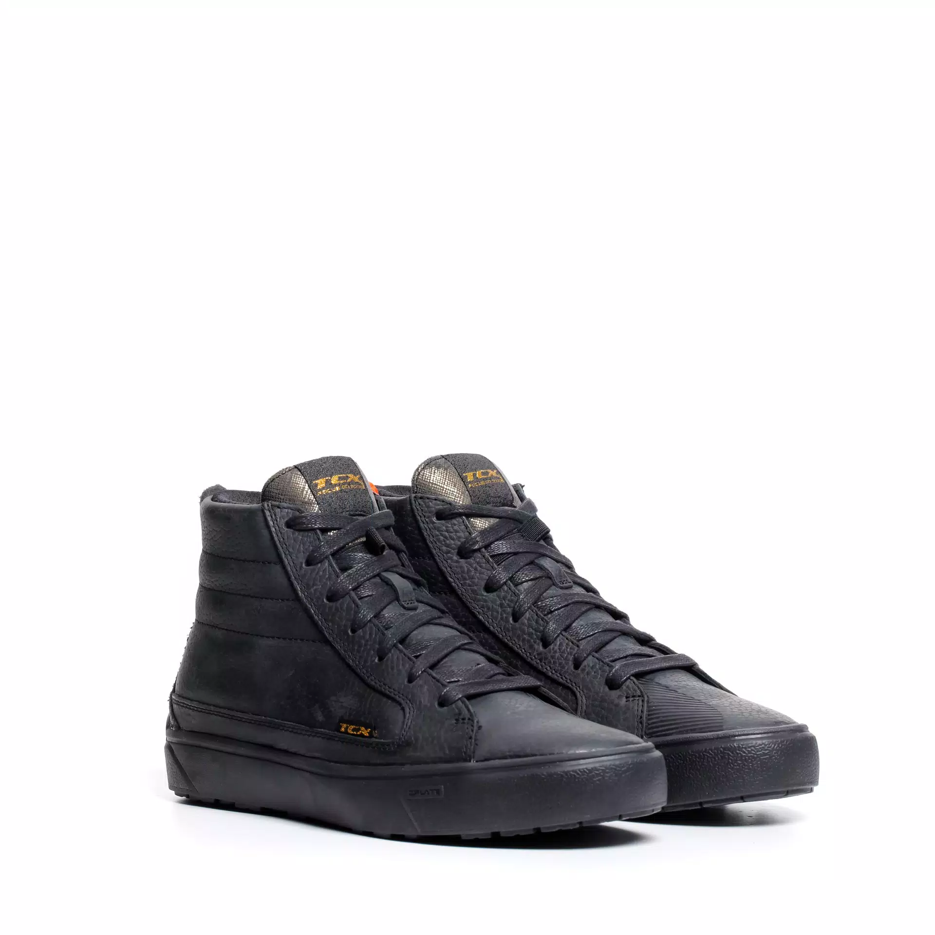 STREET 3 WP WOMEN'S WATERPROOF MOTORCYCLE SHOES - BLACK/GOLD