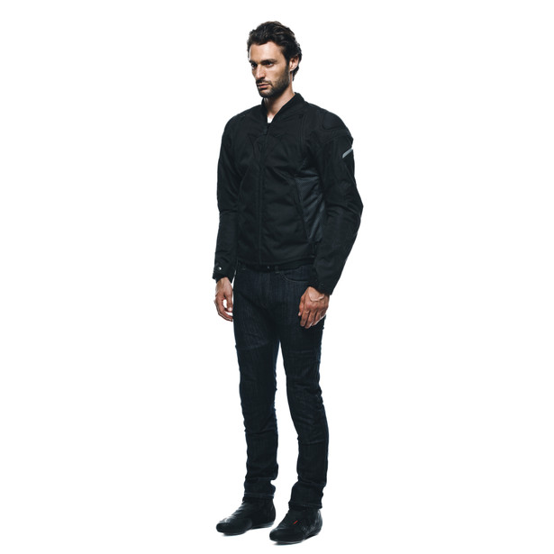 avro-5-tex-giacca-moto-in-tessuto-uomo-black-black-black image number 3