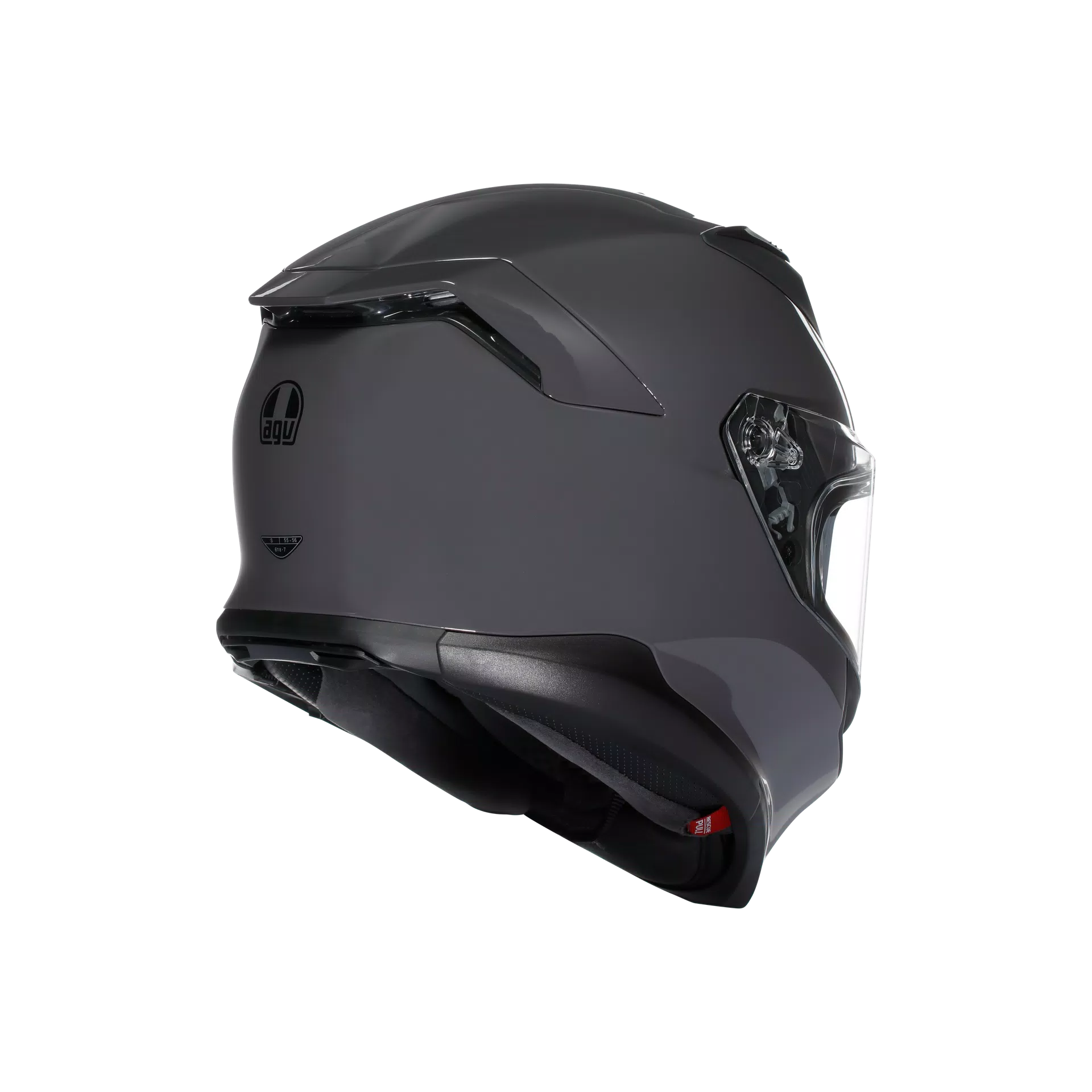 K7 MPLK MONO EVO GREY - MOTORBIKE FULL FACE HELMET DOT (E2206)