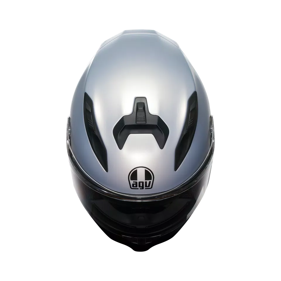 K7 MPLK MONO MATT PRISMA SILVER - MOTORBIKE FULL FACE HELMET DOT (E2206) -  - 7