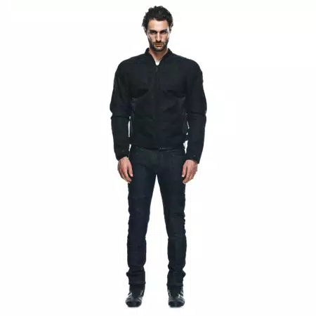 AVRO 5 TEX - MEN'S MOTORCYCLE JACKET IN FABRIC - BLACK/BLACK/BLACK - 3