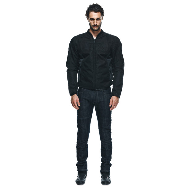 avro-5-tex-giacca-moto-in-tessuto-uomo-black-black-black image number 2
