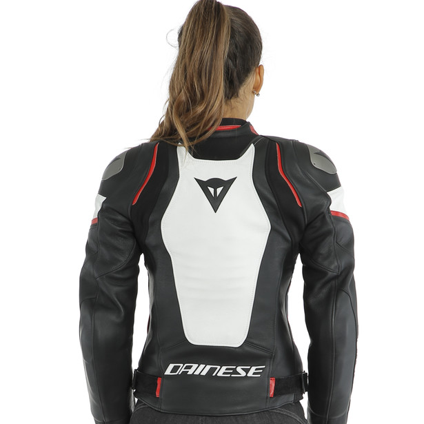 racing-3-d-air-lady-leather-jacket-black-white-lava-red image number 6