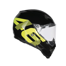 AX-8 EVO NAKED E2205 TOP - IDENTITY BLACK/YELLOW - Full-face