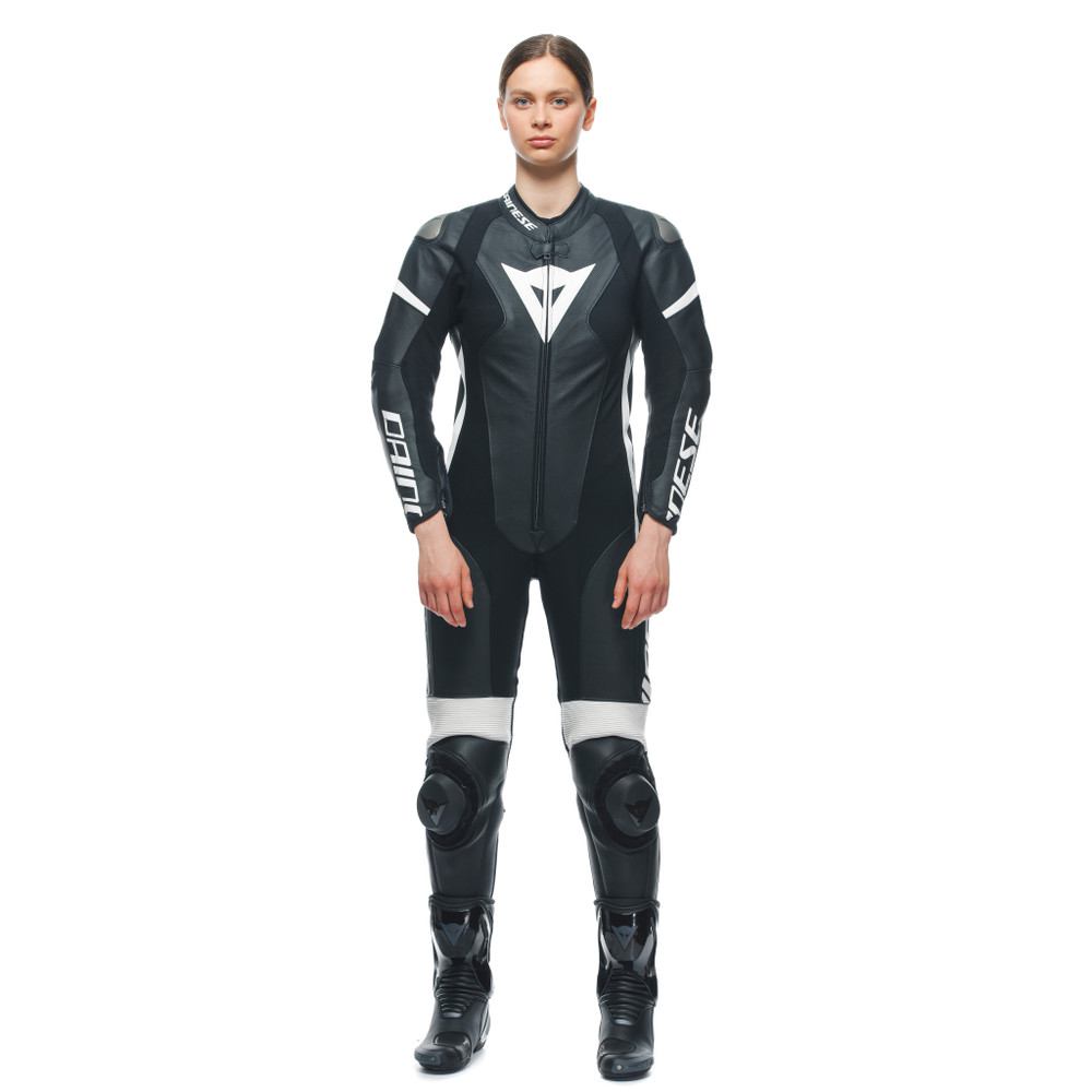 grobnik-tuta-moto-intera-in-pelle-perforata-donna-black-black-white image number 2