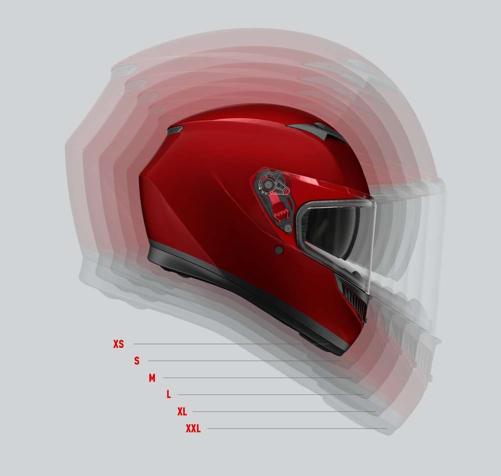 Casco AGV K3-S  MOTOEQUIP Talla L