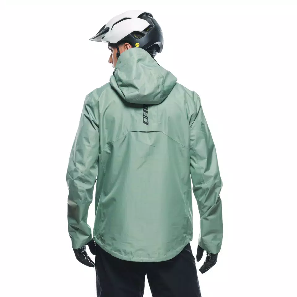 HGC SHELL LIGHT - MEN'S WATERPROOF BIKE JACKET - HEDGE-GREEN - 7
