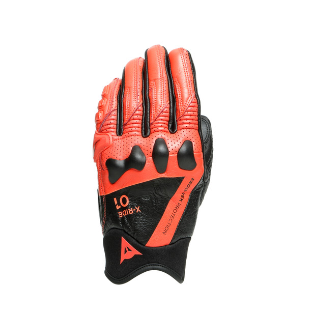 x-ride-gloves-black-fluo-red image number 0