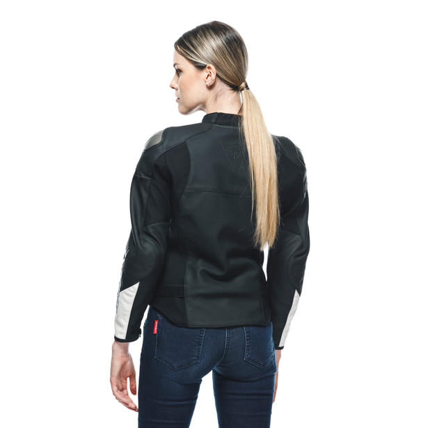 rapida-lady-leather-jacket-perf-black-matt-black-matt-white image number 7