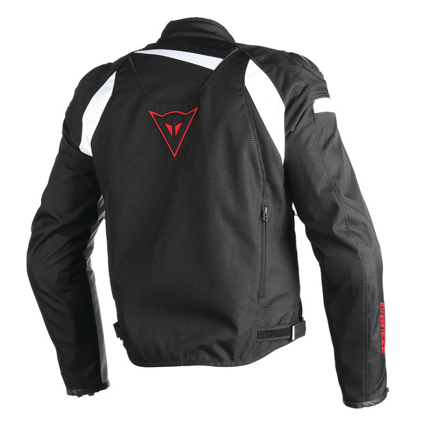 veloster-tex-jacket-black-black-white image number 1