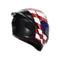 K1 S US FLAG MATT BLACK/RED/BLUE - MOTORBIKE FULL FACE HELMET DOT (E2206)