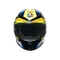 K6 S JOAN BLACK/BLUE/YELLOW - MOTORBIKE FULL FACE HELMET E2206