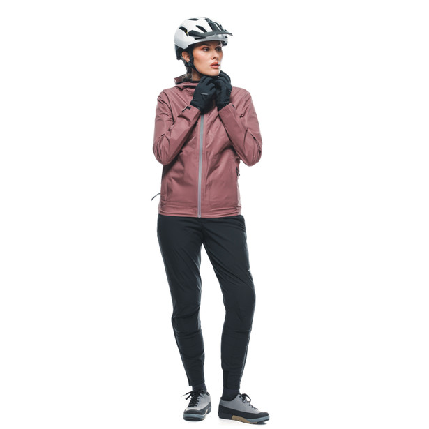 hgc-shell-light-women-s-waterproof-bike-jacket-rose-taupe image number 3