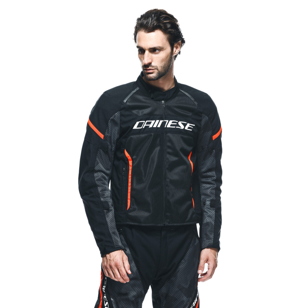 air-frame-3-tex-giacca-moto-estiva-in-tessuto-uomo-black-black-red-fluo image number 4