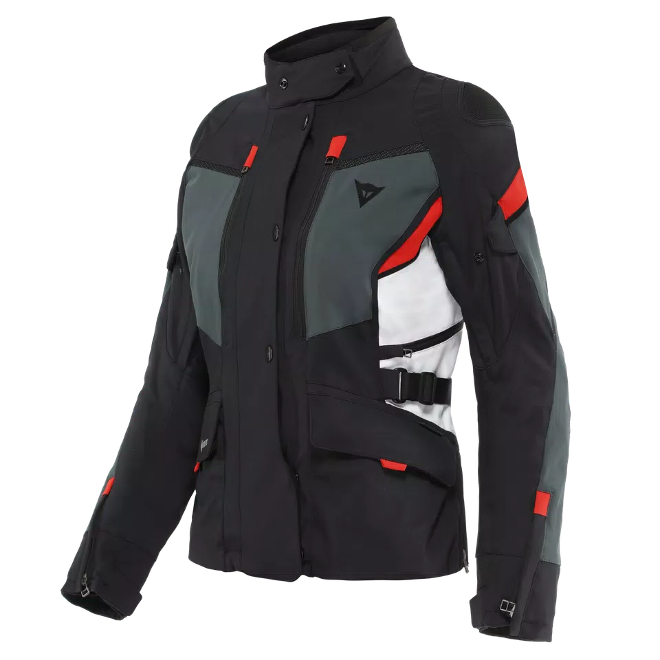CARVE MASTER 3 GORE-TEX® CHAQUETA DE MOTO MUJER - BLACK/EBONY/LAVA-RED - 1