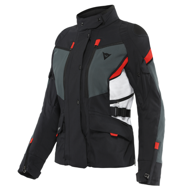 carve-master-3-gore-tex-giacca-moto-impermeabile-donna-black-ebony-lava-red image number 0