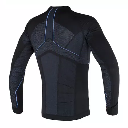 D-CORE AERO TEE LS - Lange mouwen motorfiets shirt - BLACK/COBALT-BLUE - 2