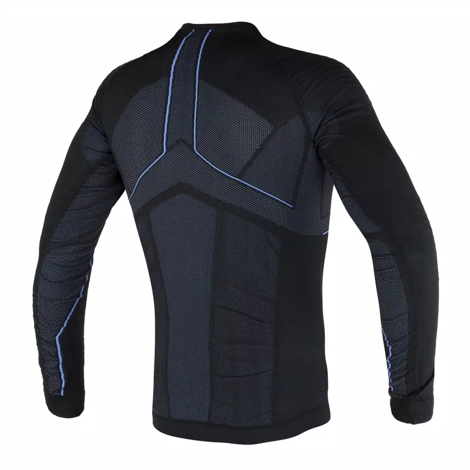 D-CORE AERO TEE LS - BLACK/COBALT-BLUE - 2