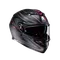 K3 SYTH MATT BLACK/PINK - MOTORBIKE FULL FACE HELMET E2206