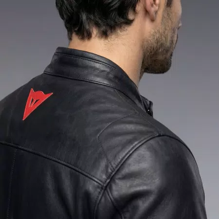 LEGGENDA - MOTORCYCLE JACKET IN LEATHER MEN - BLACK - 5