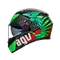 K3 KAMALEON BLACK/RED/GREEN - MOTORRAD INTEGRAL-HELM E2206