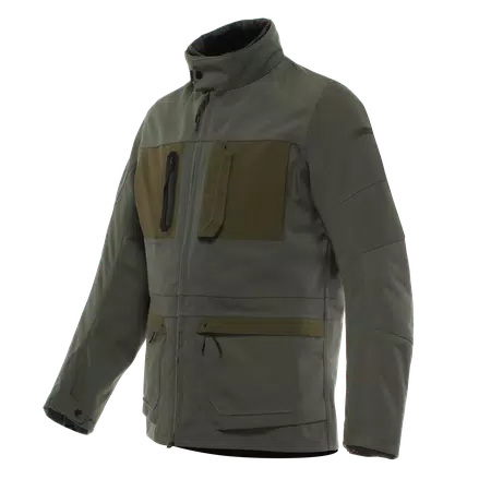 LAMBRATE ABSØLUTESHELL™ PRO - MEN'S WATERPROOF MOTORCYCLE JACKET - GREEN - 1