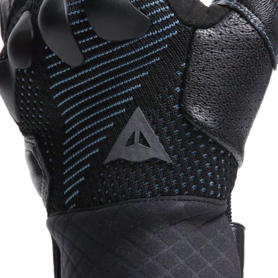 UNRULY ERGO-TEK - GUANTI MOTO IN TESSUTO DONNA - BLACK/OCEAN-DEPTHS - 12