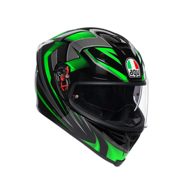 K-5 S MULTI ECE DOT - HURRICANE 2.0 BLACK/GREEN 