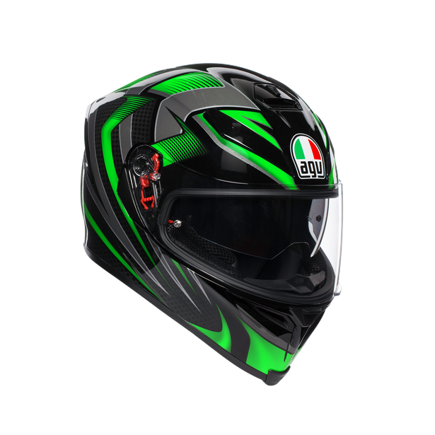green dirt bike helmets