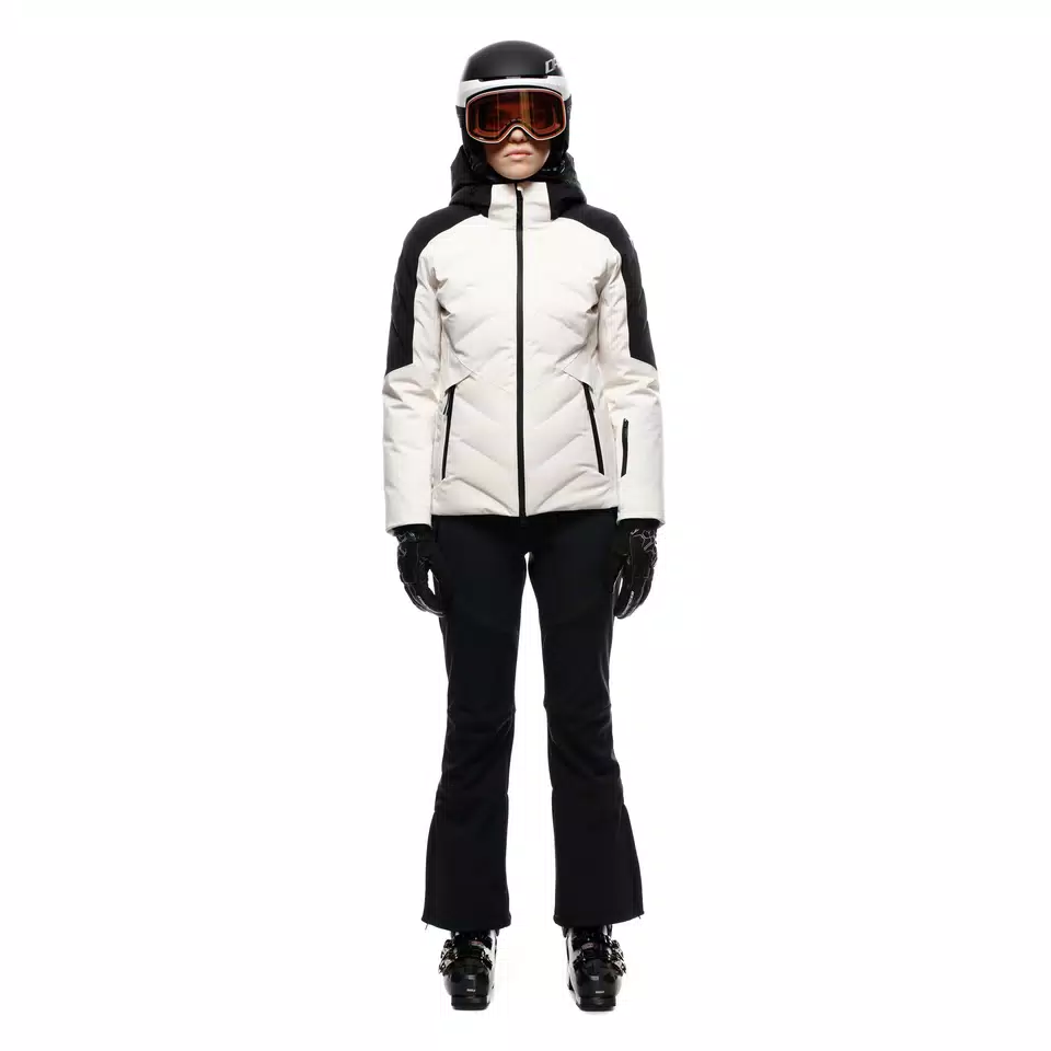 VIRTUS DERMIZAX EV™ - WOMEN'S WATERPROOF DOWN JACKET - LILY-WHITE/STRETCH-LIMO - 3