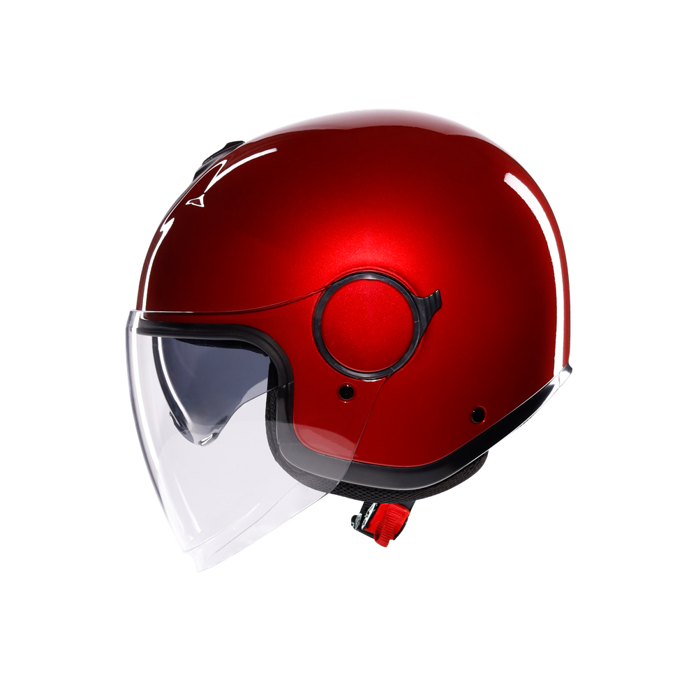 eteres-mono-corsa-red-motorbike-open-face-helmet-e2206 image number 3