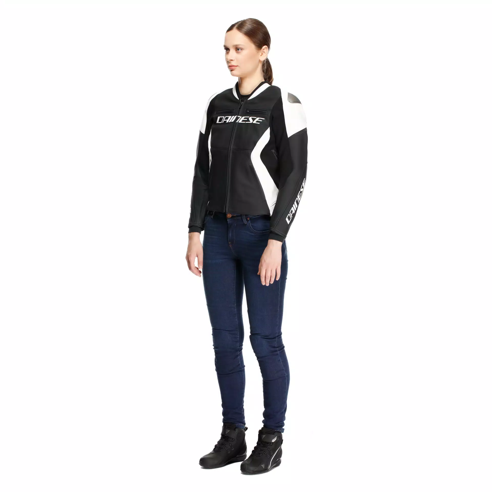 RACING 5 - GIACCA MOTO IN PELLE DONNA